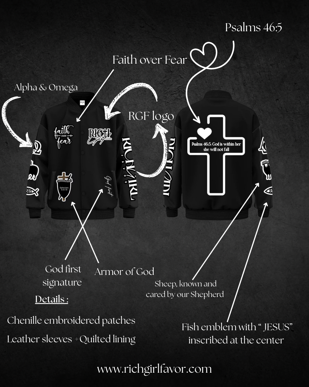 *PRE ORDER* KINGDOM LETTERMAN ( FULL LENGTH)