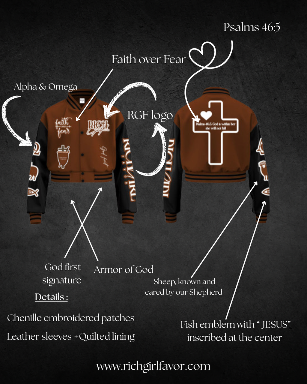 Kingdom Letterman Cropped